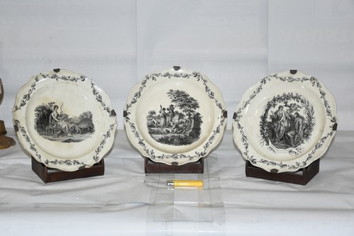 Set tre piatti realizzato - set, di