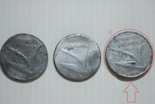  10 lire spiga  1956 asse