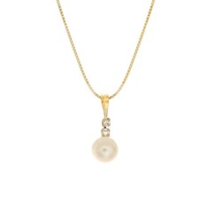 18K Yellow Gold 750/1000 Pearl
