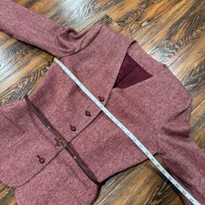 Tuta blazer donna vintage lana