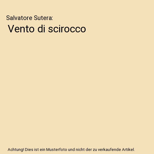 Vento scirocco salvatore - di, scirocco,