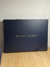 Autentica confezione regalo vuota originale Ralph Lauren 32 cm * 23 cm * 4 cm con involucro interno