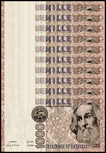 Italy 1000 lire 1982 - italy, p-109a