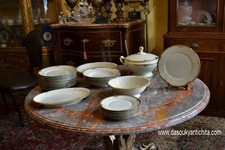 Servizio di piatti da 6 in porcellana Bavarese firmato Heinrich H&C Selb anni 60