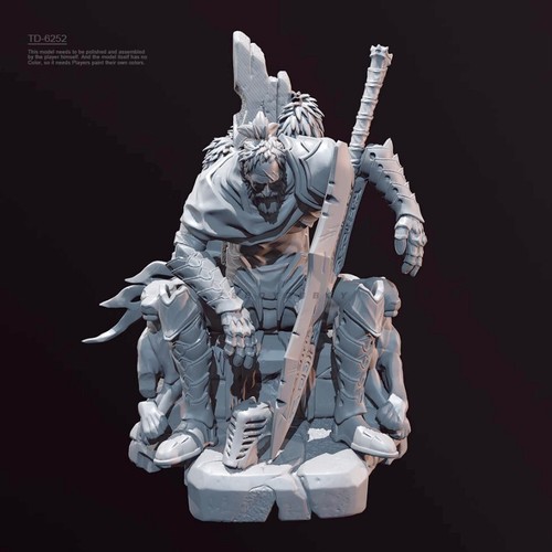 Modellino figure resina 40mm