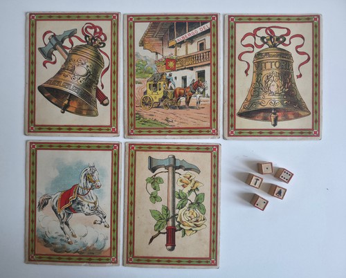 Antico gioco campana - gioco, e