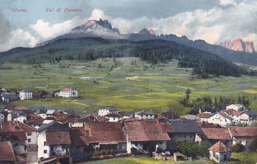 Cartolina trento moena - cartolina,