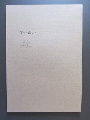 Libro artista transizioni 3 - d'artista,