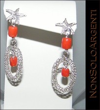Orecchini argento 925 rodiati - argento,