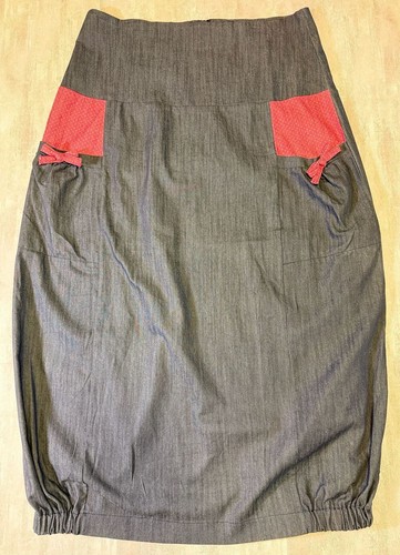 Gonna bolle denim con - bolle, in