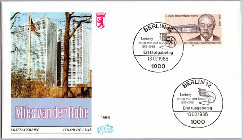 Berlino fdc 1986 mies - fdc, van