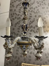 Lampadario e Applique Capodimonte Originali