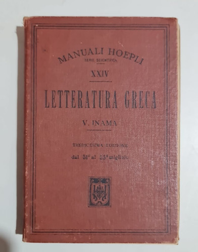 Manuale hoepli letteratura - manuale,