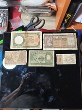 Lotto 5 Banconote Lire Regno