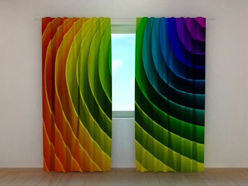 Tende astrazione arcobaleno - tende,