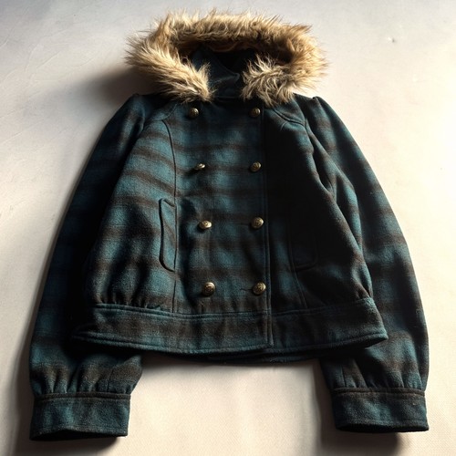 Cappotto lana vintage quadri - vintage,