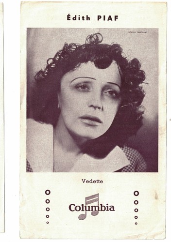 Edith piaf columbia dischi - piaf,