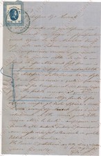 1861 VERONNA Lettera Avvocato