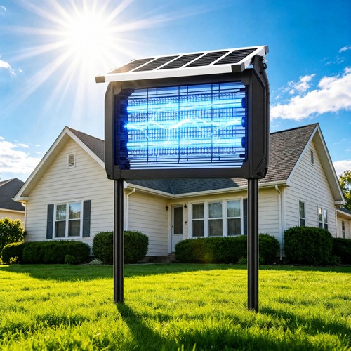 Solar fly zapper ricaricabile - fly,