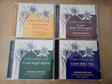 4 cd " Coro Della SAT " -golden edition- canti della Montagna