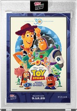 2025 Disney Topps NOW® Toy Story 30th Anniversary - SPEDIZIONE IMMEDIATA - Woody & Buzz