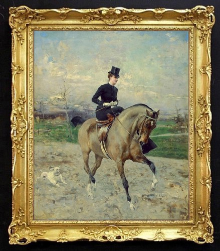 Dipinto olio ritratto - ad, arte