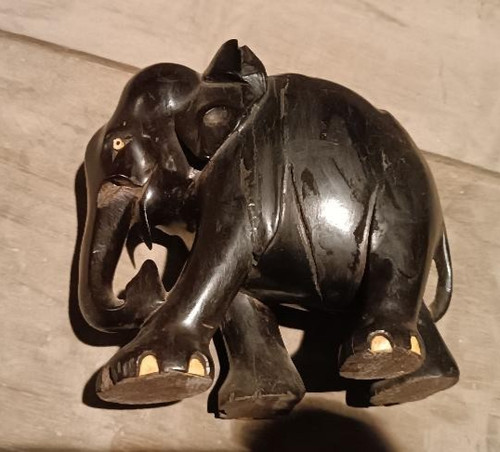 Scultura etnica elefante - scultura,