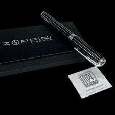 Box e Penna Stilografica firmata Zoppini Firenze fantasia righe fuori produzione