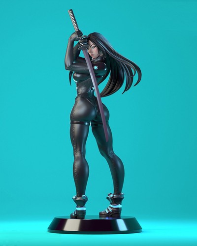 Statua reika shimohira dipinta - statua,