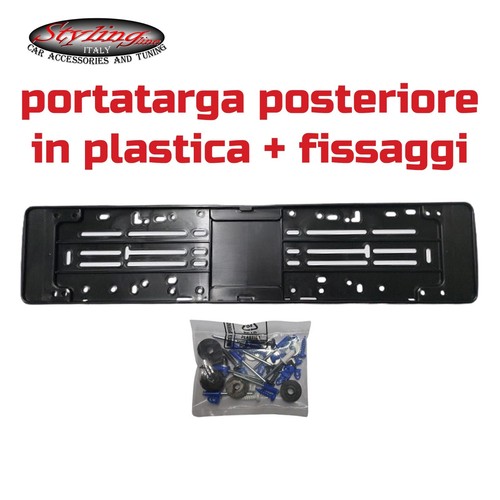 Kit portatarga auto posteriore - kit,