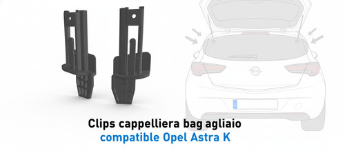 Clips cappelliera bagagliaio