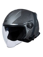 CASCO JET XL ORIGINE PALIO 2.0 BT  CON INTERFON BLUETOOTH  HYPER BLACK TITANIUM 