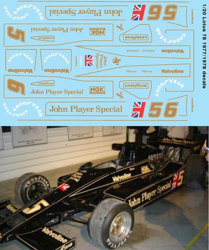 Decals per lotus 78 - decals,