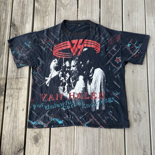Shirt van halen aop - halen, vintage