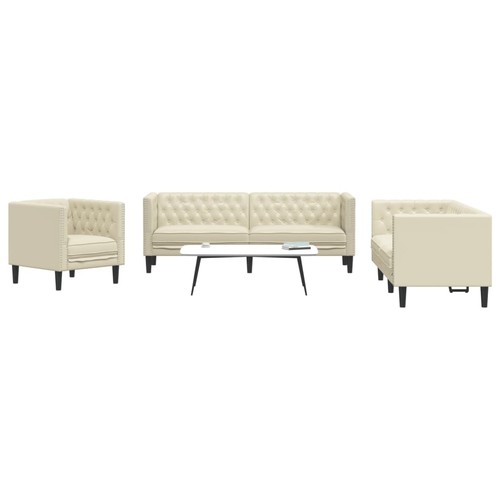 Set divani chesterfield 3pz - divani,