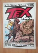 TEX ALBO SPECIALE N. 3 IL SEGNO DEL SERPENTE - TEXONE N. 3 AURELIO GALLEPPINI