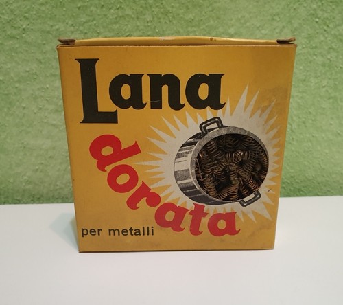 Confezione lana dorata per