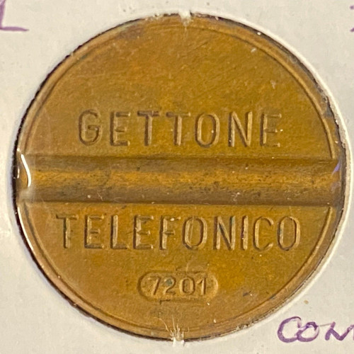 Gettone telefonico public - gettone,