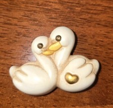 Calamita 2 cigni ceramica Thun