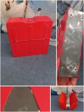 Schedario Registro Scatola Metallo Rosso Resisto Mod. 6-200-2-5