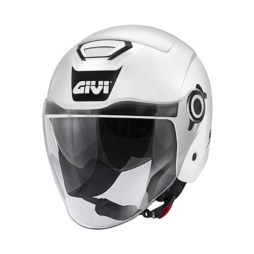Casco jet bianco lucido - casco,