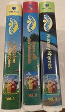 Teletubbies VHS Tape Lot 3x