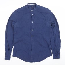 Zara Camicia Uomo Uomo Blu