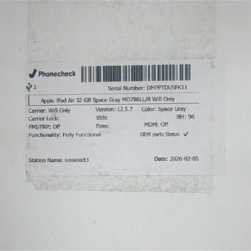 Apple ipad air - air, grigio