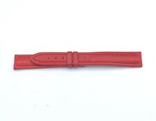 Muhle Glashutte genuine red reinforced strap 18mm x 16mm NEW pristine unworn