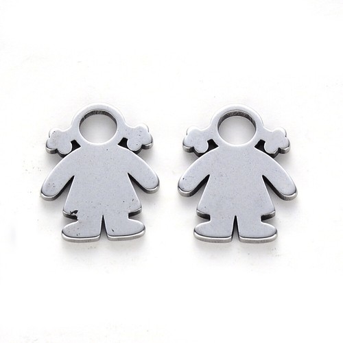 5pz ciondoli bimba bambina - ,