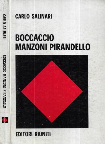 Boccaccio manzoni pirandello - manzoni,