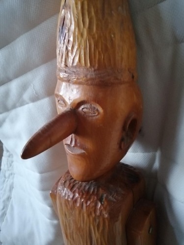 Pinocchio scultura grande - grande, in