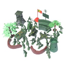 37 pezzi di plastica modello