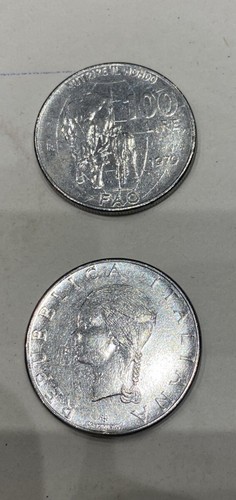 Moneta 100 lire - lire, commemorativa
